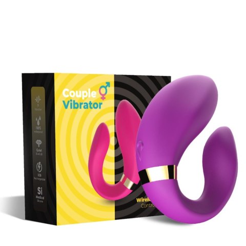 Wibrator dla par fioletowy Couple Vibrator Crescent