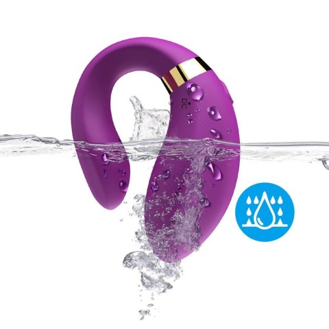 Wibrator dla par fioletowy Couple Vibrator Crescent