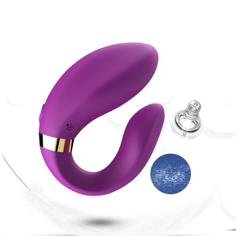 Wibrator dla par fioletowy Couple Vibrator Crescent