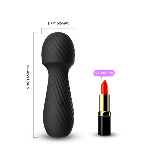 Masażer Dazzle 9 Trybów Wibracji USB Ładowany Czarny