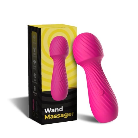 Masażer Dazzle 9 Trybów Wibracji USB Ładowany Różowy