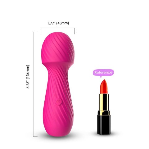 Masażer Dazzle 9 Trybów Wibracji USB Ładowany Różowy
