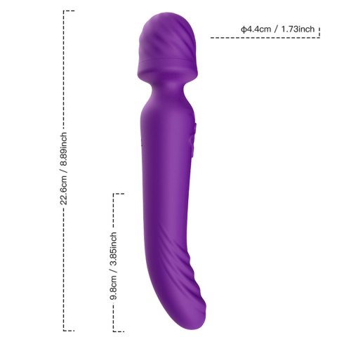 Masażer Różdżka Fioletowy Mission Purple