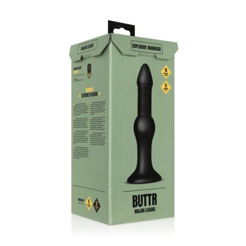Dildo analne czarne 25x6.6cm Explosive Warhead Anal Dildo ONE-DC B.V.