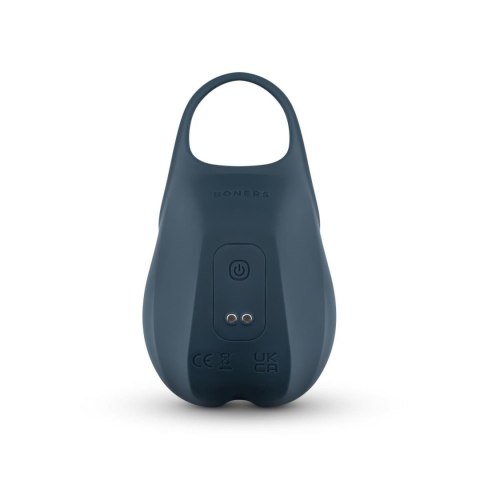 Erekcyjna Nakładka Stymulująca Na Jądra, Niebieska-Boners Stimulating Ball Pouch - Blue