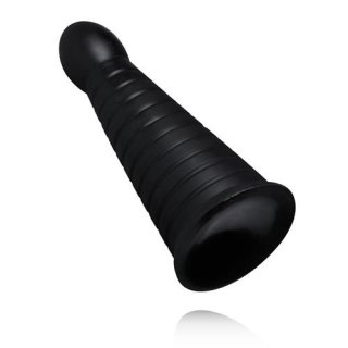 Korek analny żebrowany czarny 26cm MSX