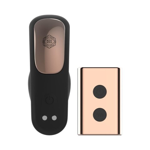 Dyskretny Wibrator Majteczkowy Do Noszenia Z Etui Ładującym Czarny – Rosy Gold