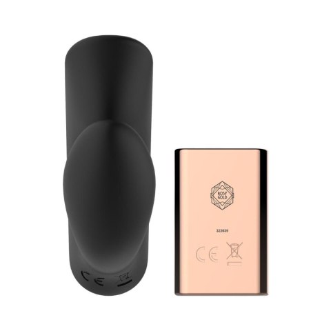 Dyskretny Wibrator Majteczkowy Do Noszenia Z Etui Ładującym Czarny – Rosy Gold