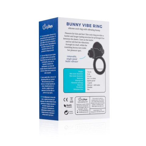 Pierścień Erekcyjny Wibrujący Typu Króliczek-Bunny Vibe Ring