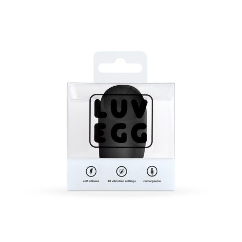 Jajeczko wibrujące czarne LUV EGG