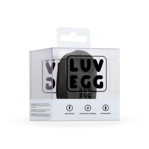 Jajeczko wibrujące czarne LUV EGG
