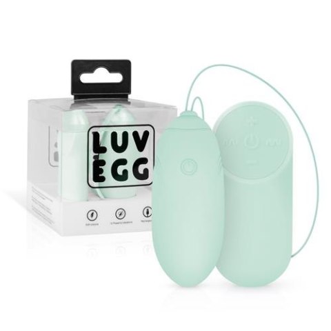 Jajeczko Wibrujące Z Pilotem Zielone-LUV EGG