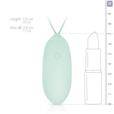 Jajeczko Wibrujące Z Pilotem Zielone-LUV EGG