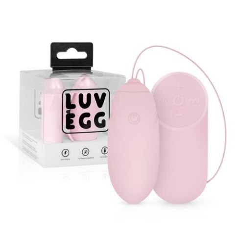 Jajeczko Wibrujące Z Pilotem Różowe-LUV EGG