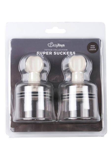 Pompki do sutków Nipple & Clit Suckers L EasyToys