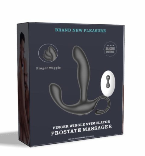 Masażer Prostaty Czarny - Zabawka Erotyczna Do Stymulacji Prostaty I Krocza