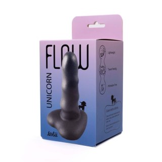 Dildo z przyssawką serce czarne Unicorn Mini Black INTIMATE DISTRIBUTION