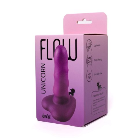 Dildo z przyssawką serce fioletowe Unicorn Mini Purple INTIMATE DISTRIBUTION