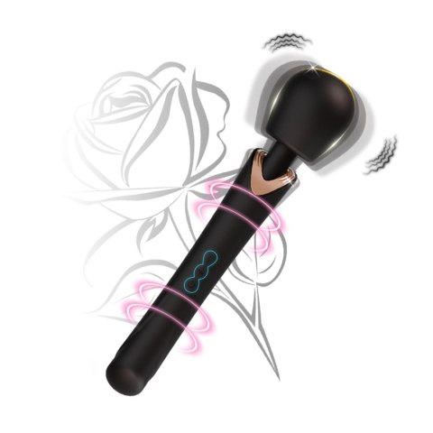 Masażer Różdżka Czarny Perfect Wand