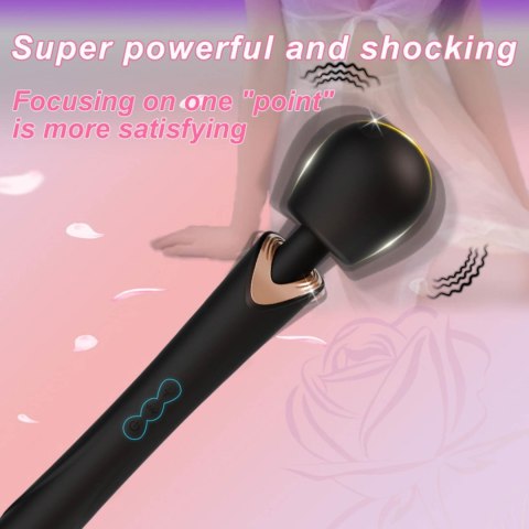 Masażer Różdżka Czarny Perfect Wand