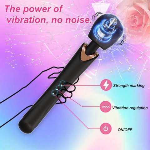 Masażer Różdżka Czarny Perfect Wand
