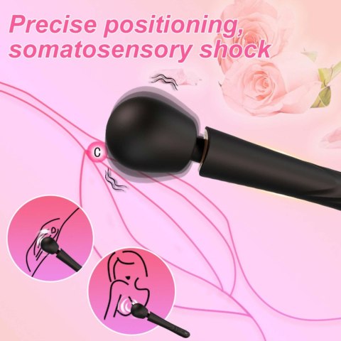 Masażer Różdżka Czarny Perfect Wand
