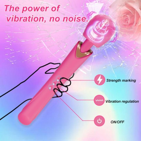 Masażer Różdżka Różowy Perfect Wand