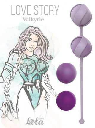 Zestaw kulek waginalnych fioletowych Love Story Valkyrie Intimate Distribution