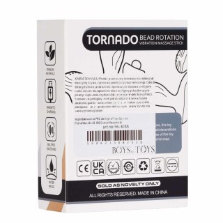 Masażer prostaty wibrujący czarny Tornado Boys of Toys Sp. z o.o.