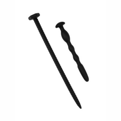 Zestaw sond silikonowych czarnych do cewki moczowej Urethral Massager Set Vanilla Bolt INTIMATE DISTRIBUTION
