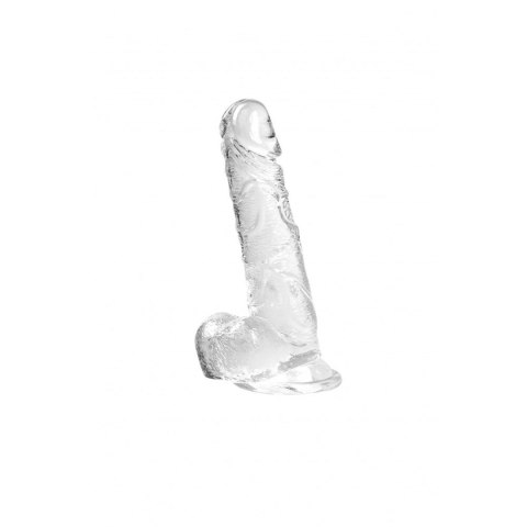 Dildo Z Przyssawką Przezroczyste-Intimate Distribution-12,5cm