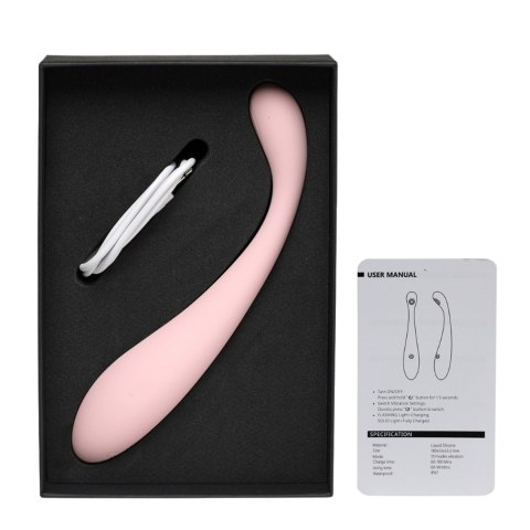 Masażer Kompaktowy Wodoodporny Silikonowy Akumulatorowy Różowy- Uniwersalny Mini Wand