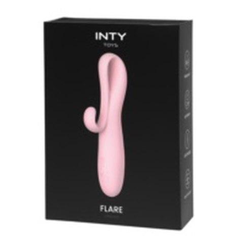 Masażer Wibracyjny Kompaktowy Różowy Wodoodporny USB - INTY TOYS FLARE PINK