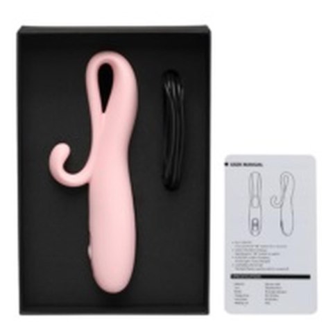 Masażer Wibracyjny Kompaktowy Różowy Wodoodporny USB - INTY TOYS FLARE PINK