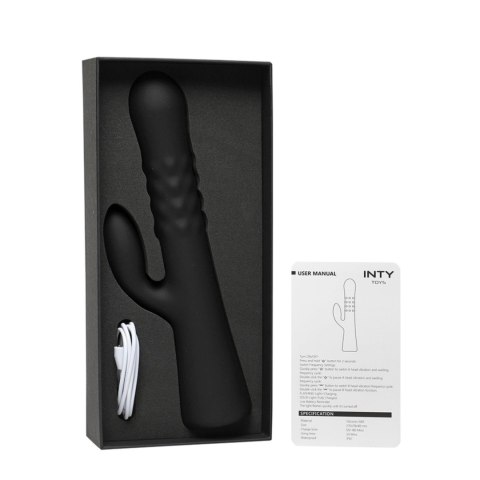 Masażer Wibracyjny Silikonowy Wodoodporny USB - INTY TOYS WAVE