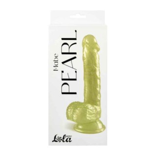 Dildo z perłowym wykończeniem 20.5cm Pearlescent dildo Mabe Pearl Golden INTIMATE DISTRIBUTION