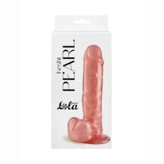 Dildo z perłowym wykończeniem różowe 20.5cm Pearlescent dildo Mabe Pearl Pink INTIMATE DISTRIBUTION