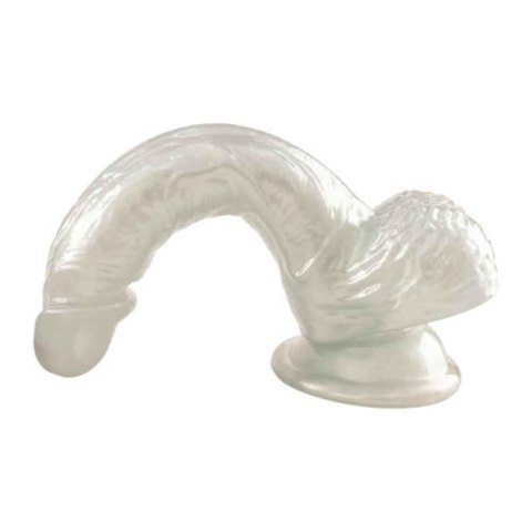 Dildo z perłowym wykończeniem 20.5cm Pearlescent dildo Mabe Pearl White INTIMATE DISTRIBUTION
