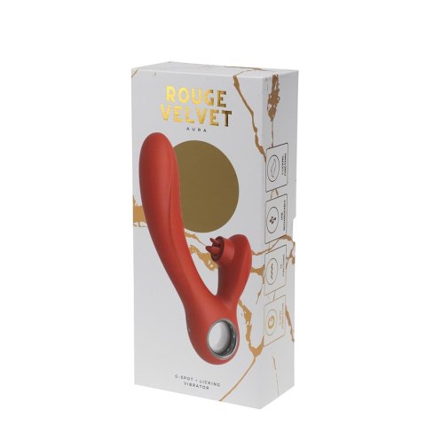 Wibrator Z Funkcją Stymulacji Językiem - ROUGE VELVET G-SPOT + LICKING
