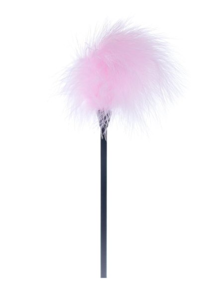 Piorko do łaskotania pudrowy róż Feather Tickler Pink B Series Fetish