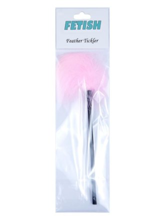 Piorko do łaskotania pudrowy róż Feather Tickler Pink B Series Fetish