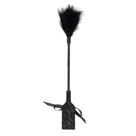 Pejcz z piórkiem czarny Fetish B-Series Tickler & Whip 3.0