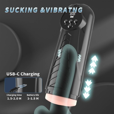Luksusowy Masturbator Wielofunkcyjny Premium USB Ładowany Model 04