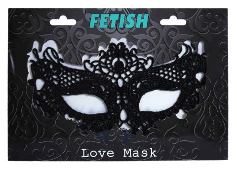 Maska ozdobna czarna Love Mask B Series Fetish