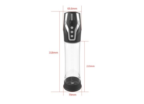 Elektryczna Pompka Próżniowa Passion Pump Premium USB Ładowana Sterowana Głosem Wodoodporna