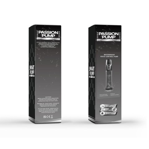 Elektryczna Pompka Próżniowa Passion Pump Premium USB Ładowana Sterowana Głosem Wodoodporna