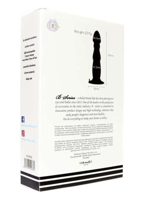 Stymulator Prostaty Z Pilotem Zdalnego Sterowania USB 10 Funkcji-B-Series