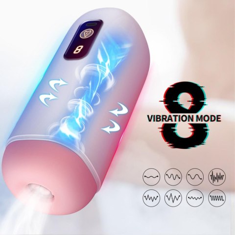 Masturbator Wibracyjny USB Ładowany 8 Trybów Wibracji