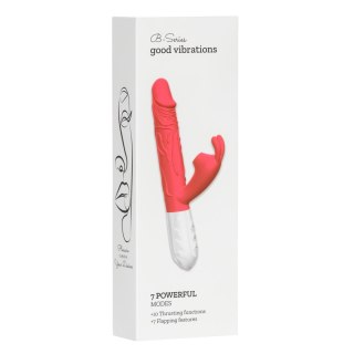 Silicone Vibrator 7 Vibration modes -
10 thrusting and
7 Flapping
