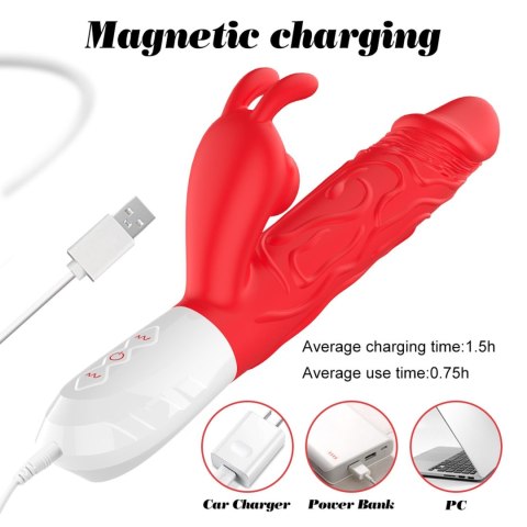 Masażer Z Wielowymiarową Stymulacją - SILICONE VIBRATOR